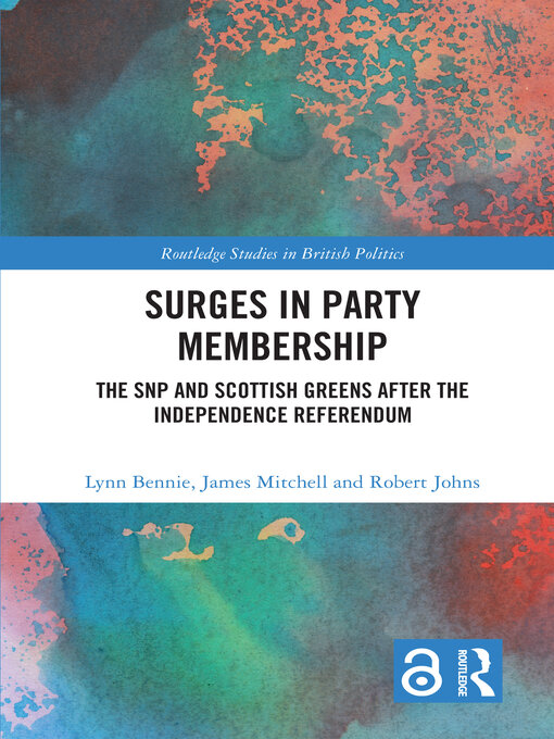 Title details for Surges in Party Membership by Lynn Bennie - Available